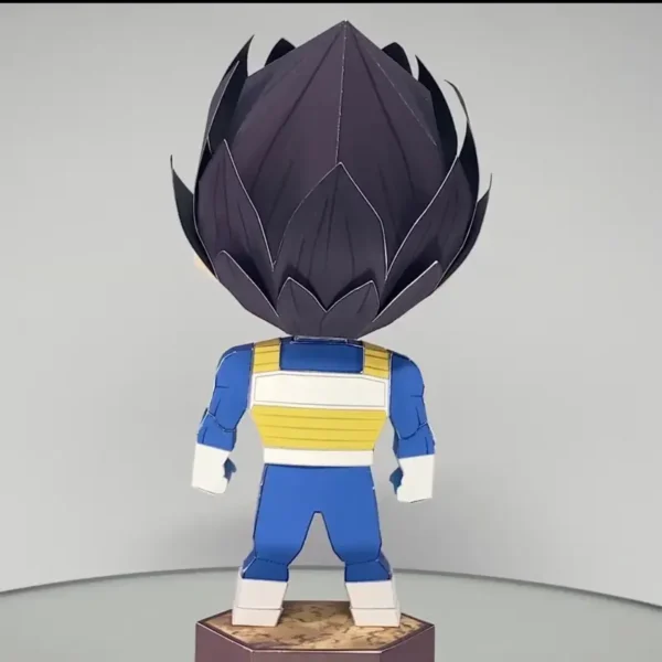 Vegeta - Dragon Ball 3D Papercraft Template (PDF Download)