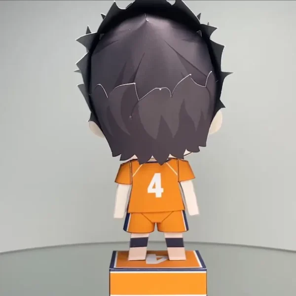 Yū Nishinoya - Haikyu 3D Papercraft Template (PDF Download)