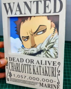 Charlotte Katakuri - Wanted 3D Papercraft Template (PDF Download)