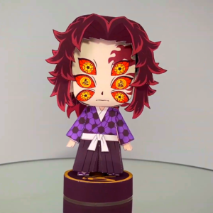 Kokushibo – Demon Slayer Papercraft Template (PDF Download)