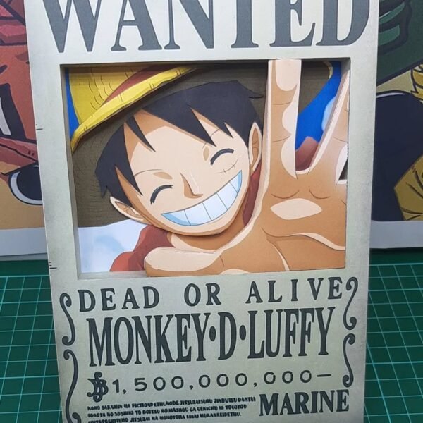 Straw Hat Crew - Wanted 3D Papercraft Template (PDF Download)