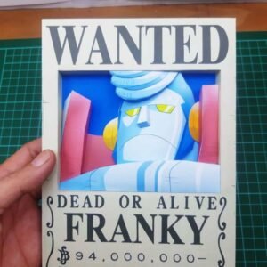 Franky - Wanted 3D Papercraft Template (PDF Download)