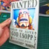 God Usopp - Wanted 3D Papercraft Template (PDF Download)