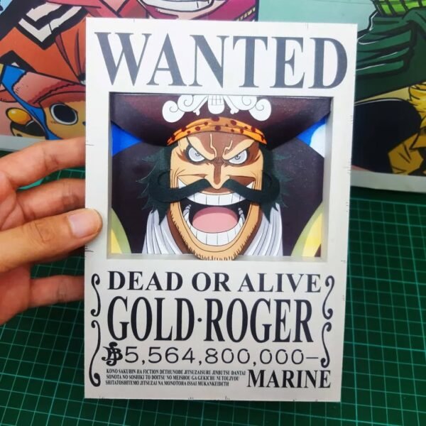 2026/03/1000054316.jpg Gold D Roger - Wanted 3D Papercraft Template (PDF Download)