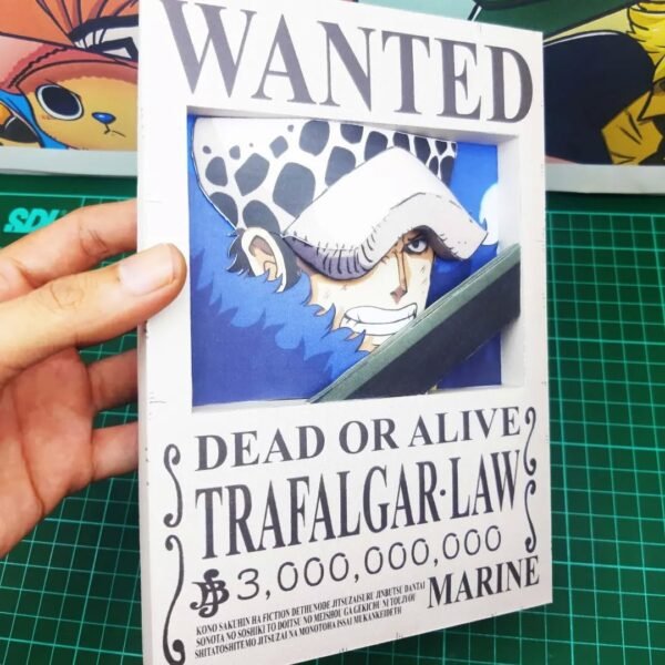2026/03/1000054320.jpg Law - Wanted 3D Papercraft Template (PDF Download)