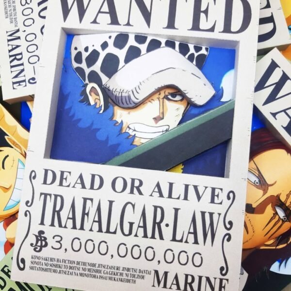 2026/03/1000054321.jpg Law - Wanted 3D Papercraft Template (PDF Download)