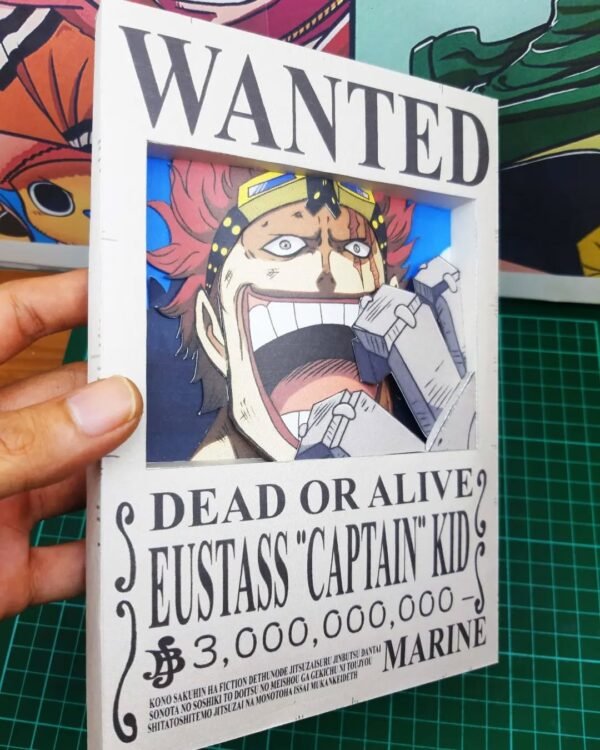 Worst Generation- Wanted 3D Papercraft Template (PDF Download)