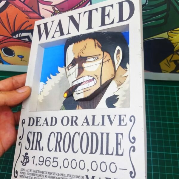 2026/03/1000054336.jpg SIR. CROCODILE - Wanted 3D Papercraft Template (PDF Download)