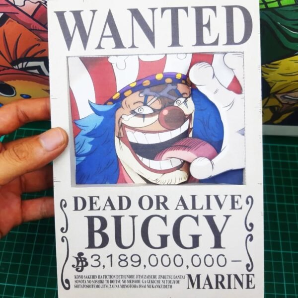 Buggy - Wanted 3D Papercraft Template (PDF Download)