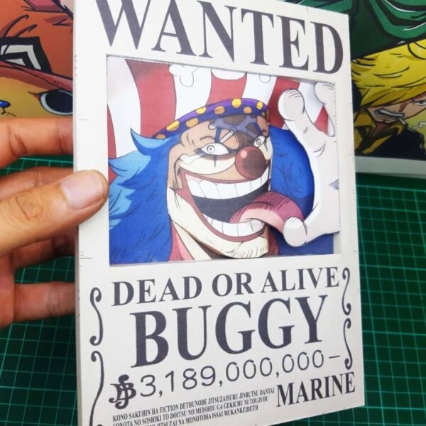 Buggy - Wanted 3D Papercraft Template (PDF Download)