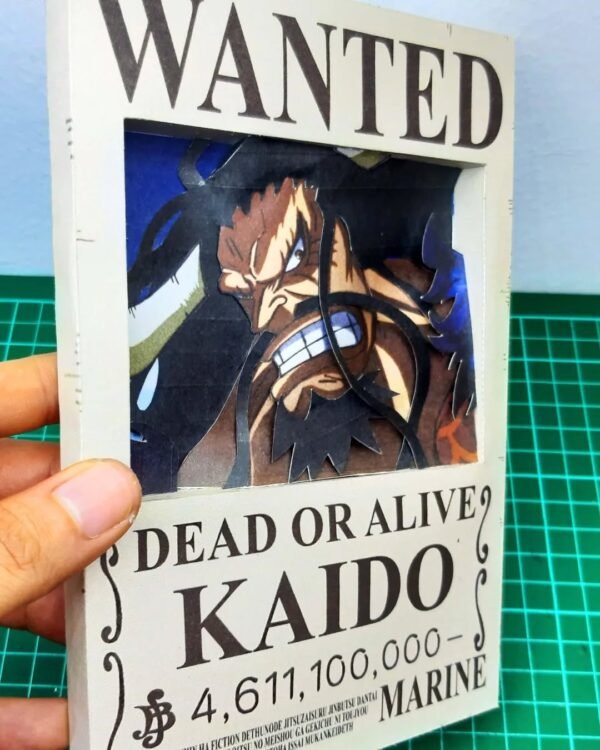 Kaido - Wanted 3D Papercraft Template (PDF Download)