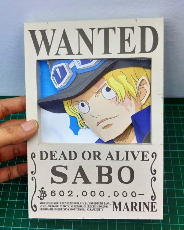 Sabo - Wanted 3D Papercraft Template (PDF Download)