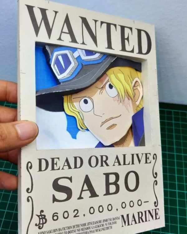 Sabo - Wanted 3D Papercraft Template (PDF Download)