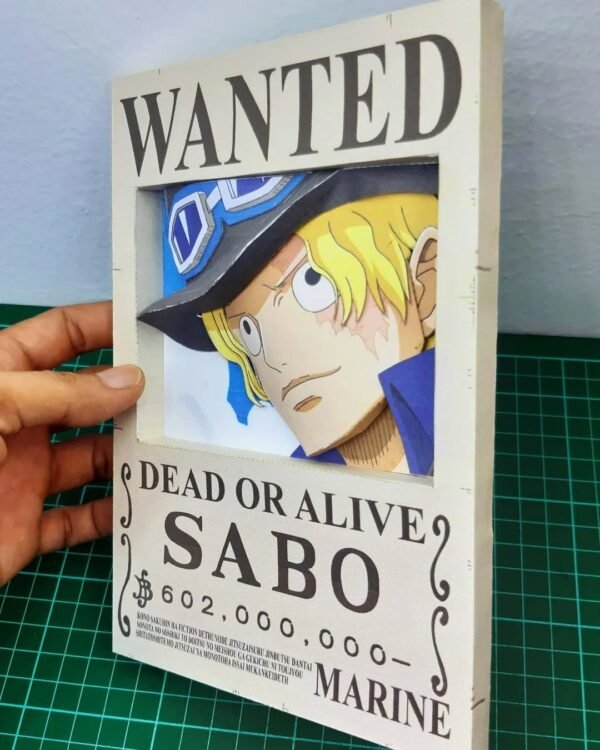 Sabo - Wanted 3D Papercraft Template (PDF Download)