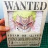 Donquixote Doflamingo - Wanted 3D Papercraft Template (PDF Download)